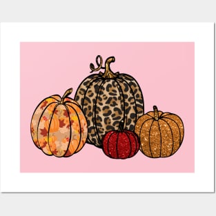 Fall Pumpkin set Posters and Art